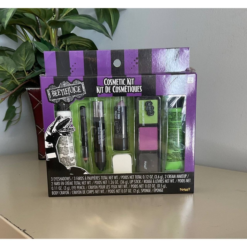Beetlejuice Cosmetic Kit Spirit Halloween Costume Cosplay Makeup NEW